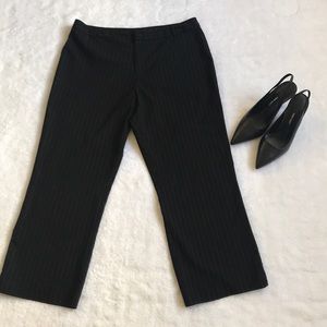 Old Navy Black Pinstripe Pants